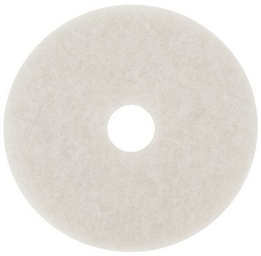 21" 3M® Super Polish™ Buffing Floor Pad,White, Polyester Fibres