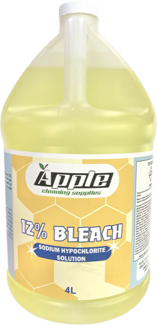 Apple Brand 4L 12% Sodium Hypochlorite Bleach