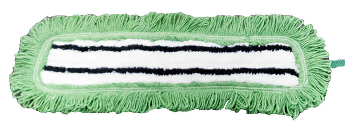 18" M2® Microstrip™ Velcro® Flat Mop Microfibre Pad with Looped Fringe