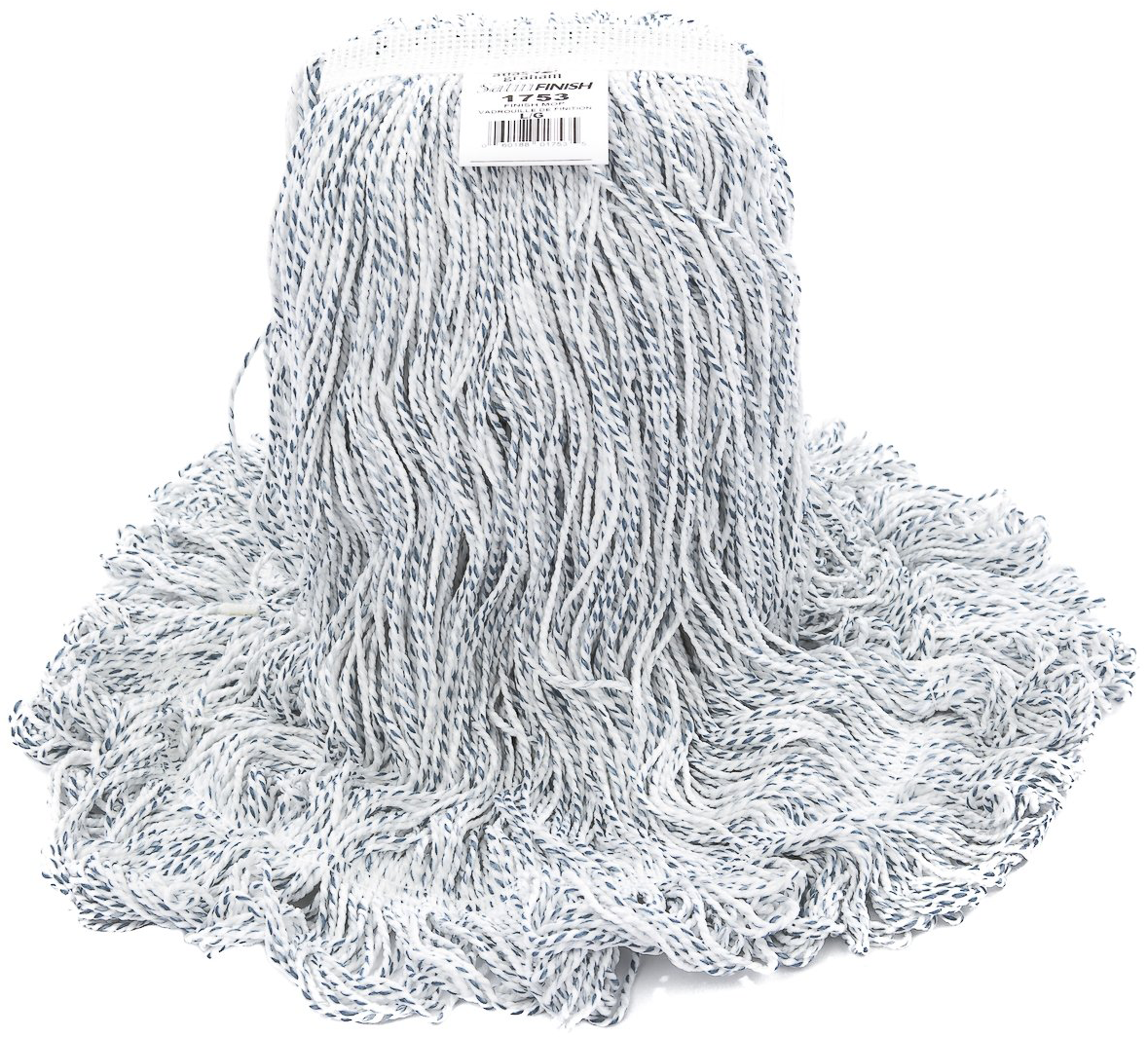 L Atlas Graham® Satin Finish™ Narrow Band Finish Mop, Nylon, 450g/16oz