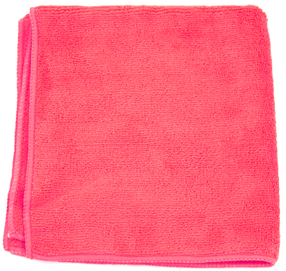 12x12 MicroWorks® Value Microfibre Cloth, Red