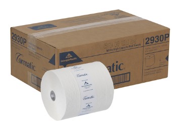 GP Pro® Corematic™ High-Capacity PaperTowel Roll, White, 900Sht X 6/Cs