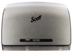 Scott® Pro™Coreless, JumboRoll Toilet Paper Dispenser, Stainless Steel