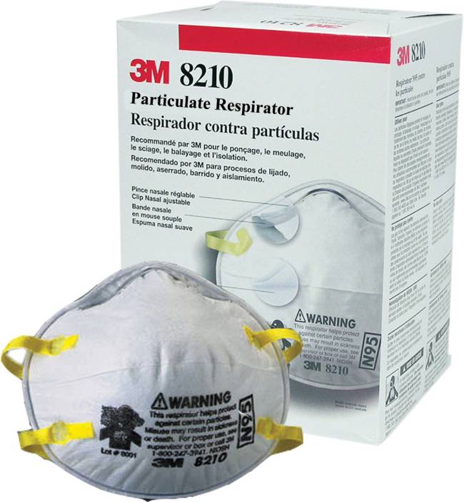 3M® Particulate Respirator, 8210Plus™, N95™, 20 Masks/Box