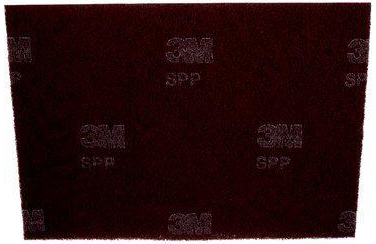 14"x20" 3M® Scotch-Brite™ Surface Prep Pad, Maroon, Rectangle, 5/Case