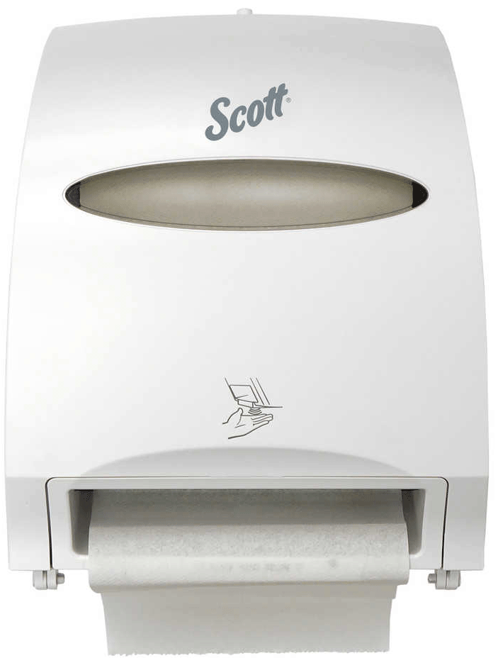 Scott® Essential™ Electronic Hard Roll  Paper Towel Dispenser, White