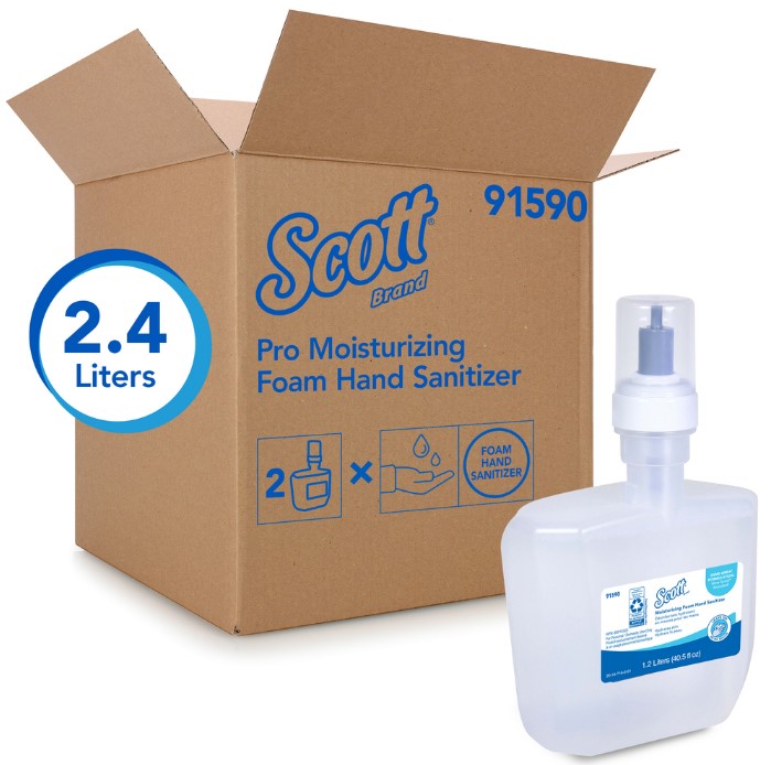 1.2L Scott® Pro™ Moisturizing Foam Hand Sanitizer, TouchFree Cartridge