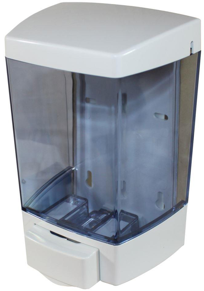 Impact® ClearVu™ Lotion Soap Dispenser, Push Button,White, 1.36L Vol