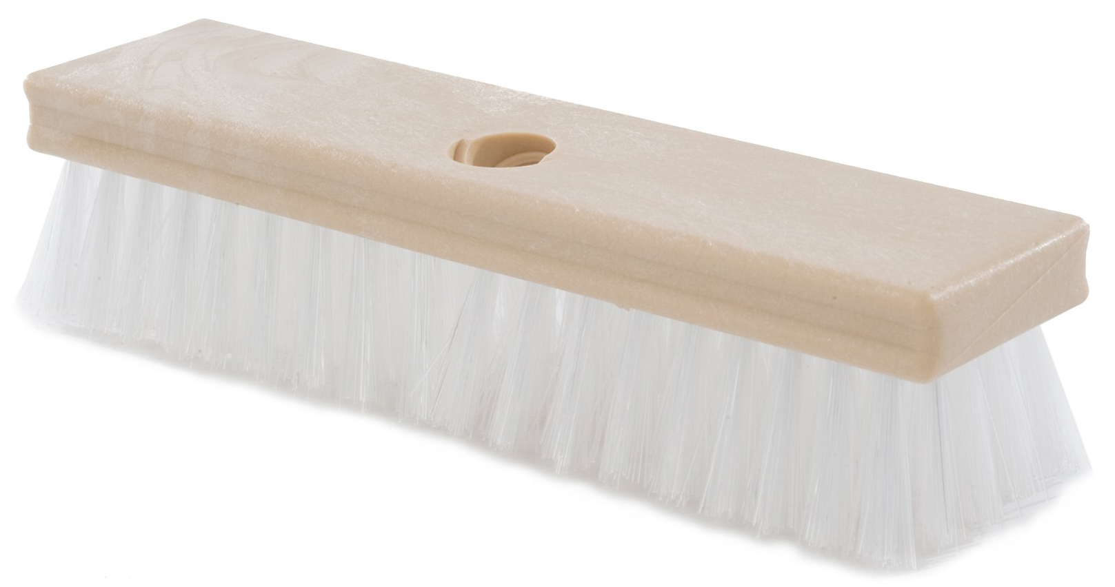 10" Atlas Graham® Slim-line Deck Brush, Plastic, Synthetic Stiff Fibre
