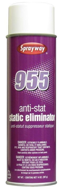 397g Sprayway® 955™ Anti-Stat™ Static Eliminator Spray, Aerosol Can