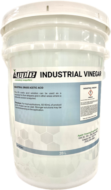 Apple Brand 20L 6% Industrial Vinegar - Alkali Neutralizer
