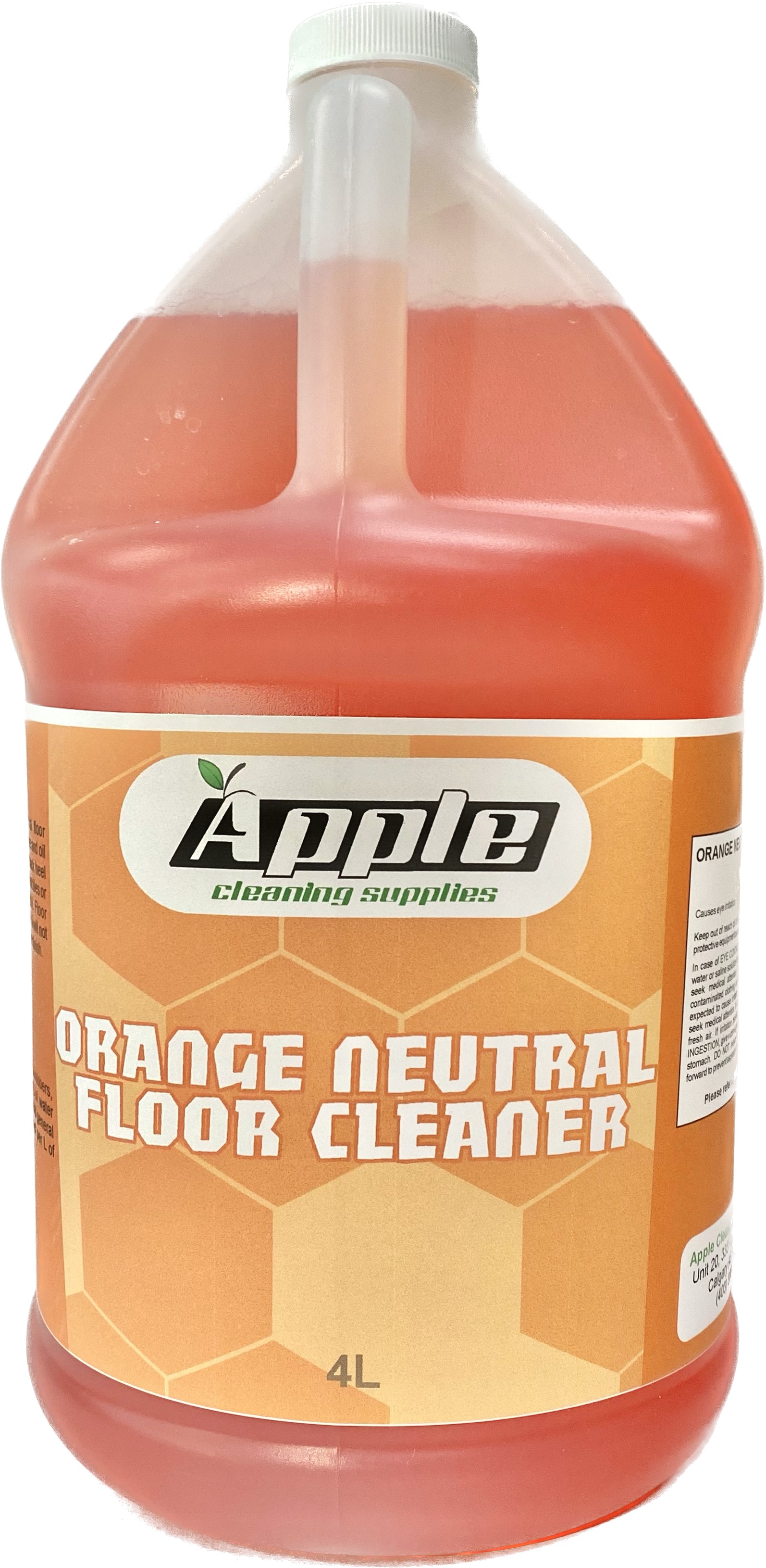 Apple Brand 4L Orange Neutral Floor Cleaner