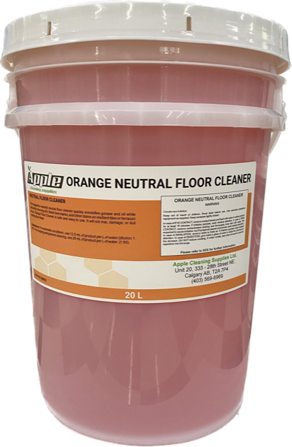 Apple Brand 20L Orange Neutral Floor Cleaner