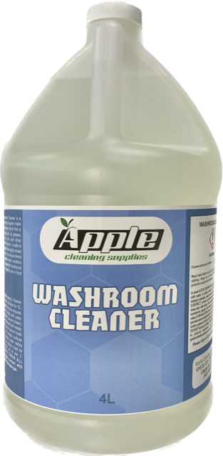 Apple Brand 4L Calcium, Lime, Rust Remover Concentrate WashroomCleaner