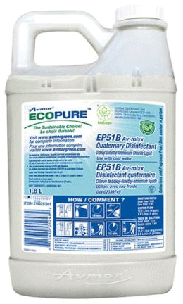 1.8L Avmor® EP51B Av-Mixx™ Quaternary Disinfectant, Concentrate, Eco®