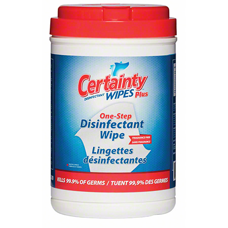 Certainty Plus™ One-Step™ Disinfectant Wipes, Alcohol-Free, 200/Tub