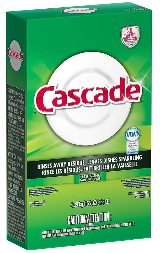 4.4 kg Cascade® Automatic Dish Detergent, Powder, Dawn® Fresh Scent™