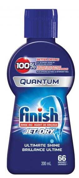 200mL finish® Quantum® Jet-Dry™ Dishwasher Drying Aid, Concentrate