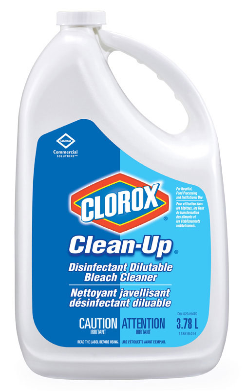 3.78L Clorox® Clean Up™ Disinfecting Bleach Cleaner, Dilutable, RTU