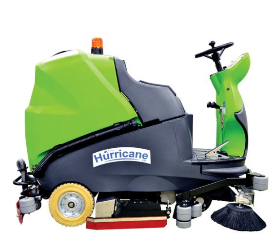 30" Dustbane® Hurricane 900 XTT™ Cylindrical Ride-On Scrubber, AGM