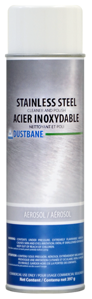 397g Dustbane® Stainless Steel Cleaner & Polish, Aerosol Can