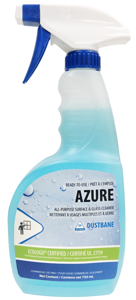 750mL Dustbane® Azure™ Surface & Glass Cleaner, RTU, EcoLogo®