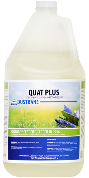 4L Dustbane® Quat Plus™ Liquid Disinfectant, Concentrate, EcoLogo®