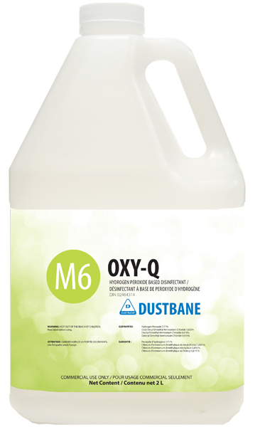 Dustbane® Workplace Labels, M6 Oxy-Q™ Disinfectant, 4 Labels / Sht
