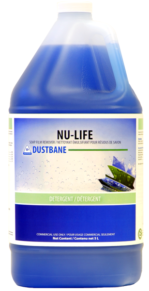Dustbane® Workplace Labels, Nu-Life™ Soap Film Remover, 4 Labels/Sht