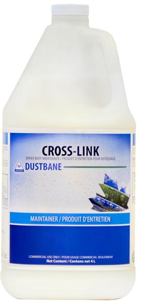 Dustbane® Workplace Labels, Cross-Link™ Floor Maintainer, 4 Labels/Sht
