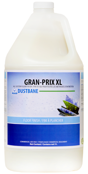 5L Dustbane® Gran-Prix XL™ All Systems Floor Finish, Acrylic, RTU