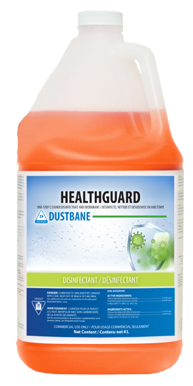 Dustbane® Workplace Labels, HealthGuard™ Cleaner, 4 Labels /Sheet
