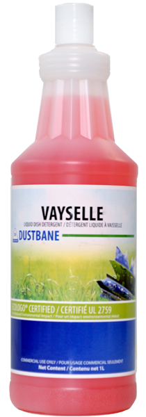 1L Dustbane® Vayselle™ Liquid Dish Detergent, Concentrate, EcoLogo®