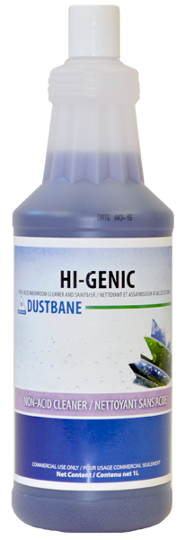 1L Dustbane® Hi-Genic™ Non-Acid Bathrm Cleaner & Sanitizer, RTU