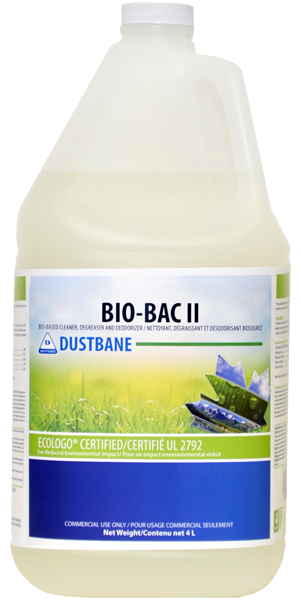 Dustbane® Workplace Labels, Bio-Bac II™ Cleaner, 4 Labels/Sheet