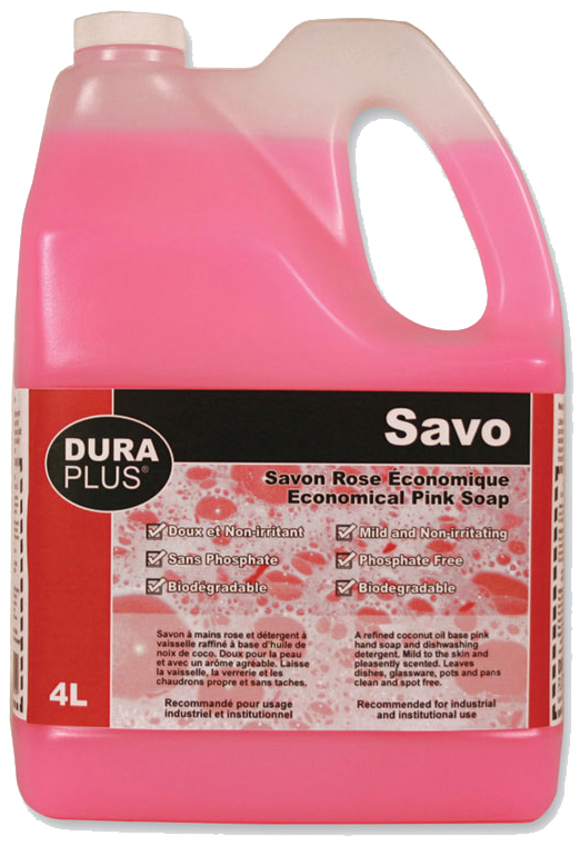 3.78L Dura Plus® Savo™ Economical Pink Soap, Bulk