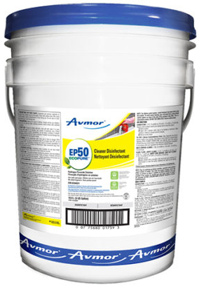 18.9L Avmor® EP50 ECOPURE™ Cleaner Disinfectant, Concentrate, Eco®