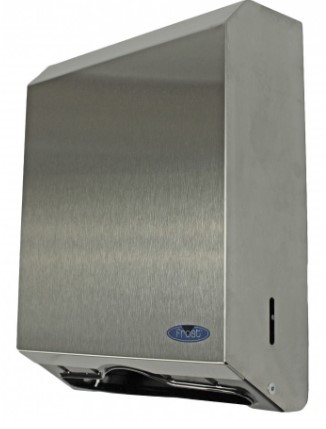 Frost® Multifold & C-Fold Paper Towel Dispenser,Wall Mount, Stainless