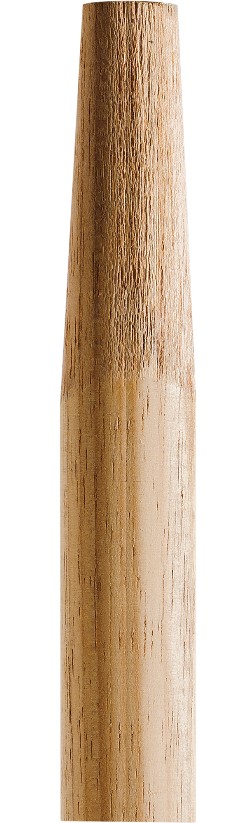 60" M2® Tapered Wooden Handle, Tapered Tip, Natural, 1" Diameter