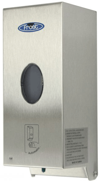 Frost® TouchFree Hand Soap Dispenser, Stainless Steel, 800mL Capacity