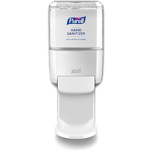 Purell® ES4 Push-Style Soap Dispenser, White, Plastic, 1200Ml