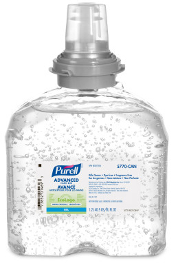1200mL Purell® Advanced Hand Rub™ Sanitizer, Refill for TFX™, Alcohol