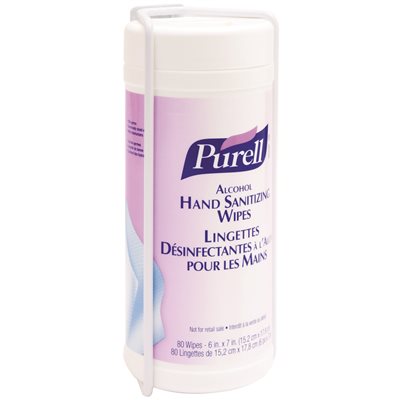 Purell® Alcohol Hand Sanitizing Wipes, 80/Container