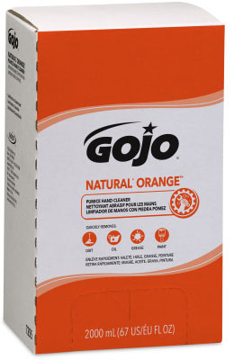 2000mL GOJO® Natural* Orange™ Pumice Hand Cleaner for PRO™ TDX™