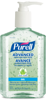 236mL Purell® Advanced Hand Rub with Aloe, Pump Bottle