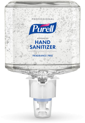 1200mL Purell® Advanced Hand Rub Gel, For ES4 Dispenser, FragranceFree