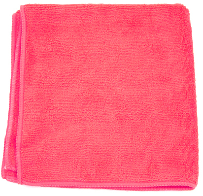 16x16 MicroWorks® Standard Microfibre Cloth, Red