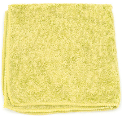 16x16 MicroWorks® Standard Microfibre Cloth, Yellow