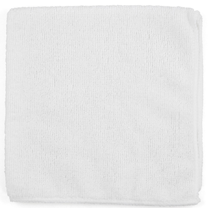 16x16 MicroWorks® Value Microfibre Cloth, White
