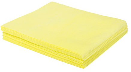 18" x 24" TASKBrand® DS-M Stretch™ Dusting Cloth, Yellow, 50/Pack
